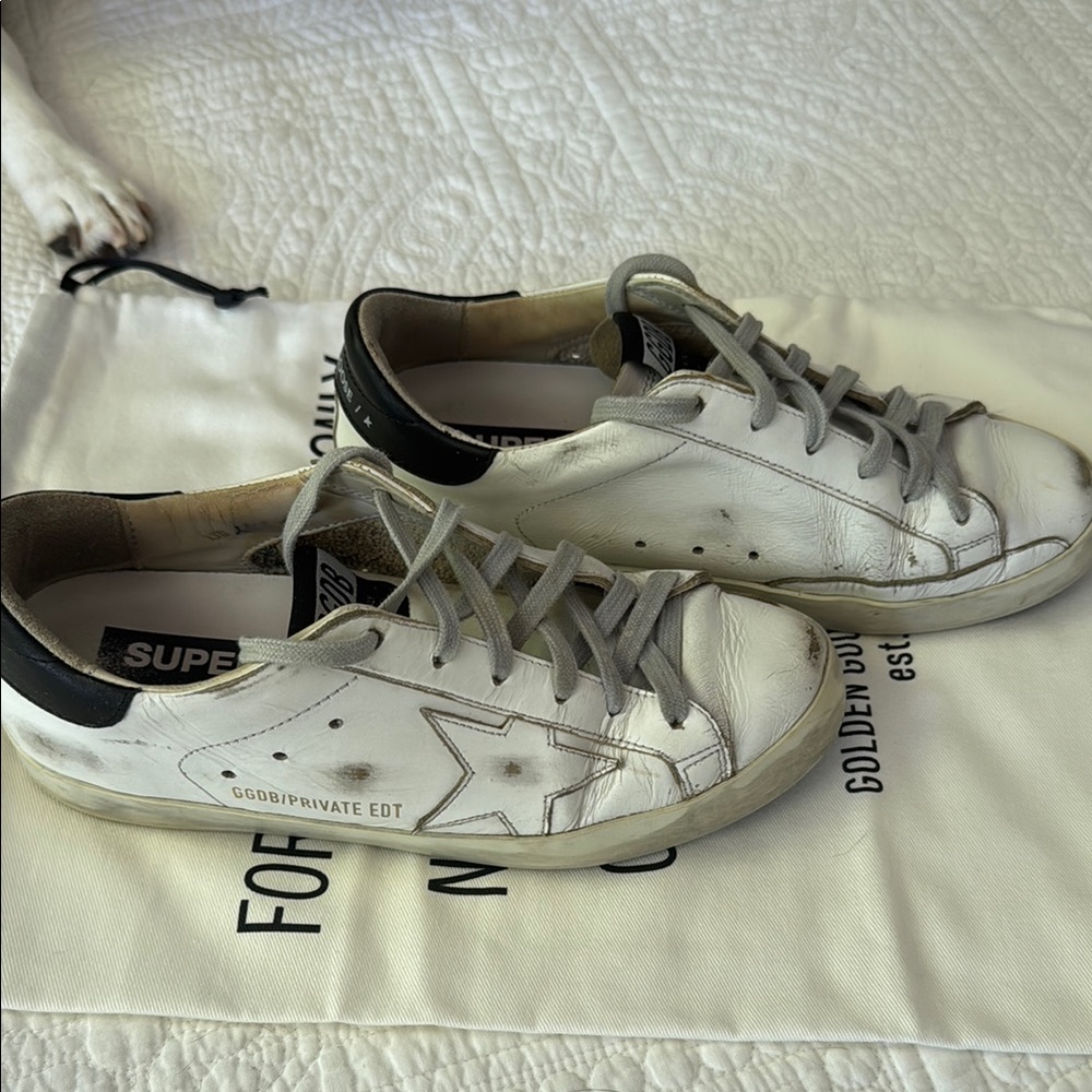 Golden Goose Woman’s White Superstar Sneakers
